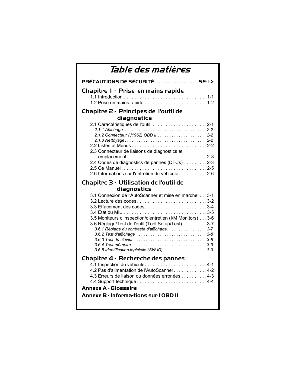 Actron CP9135 OBD II AutoScanner User Manual | Page 37 / 120