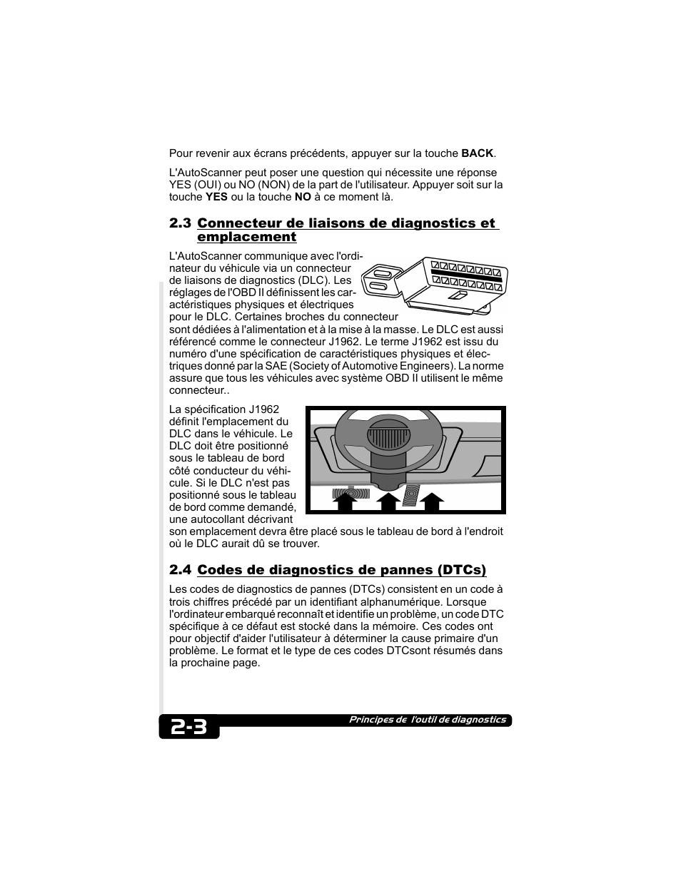 4 codes de diagnostics de pannes (dtcs) | Actron CP9135 OBD II AutoScanner User Manual | Page 46 / 120