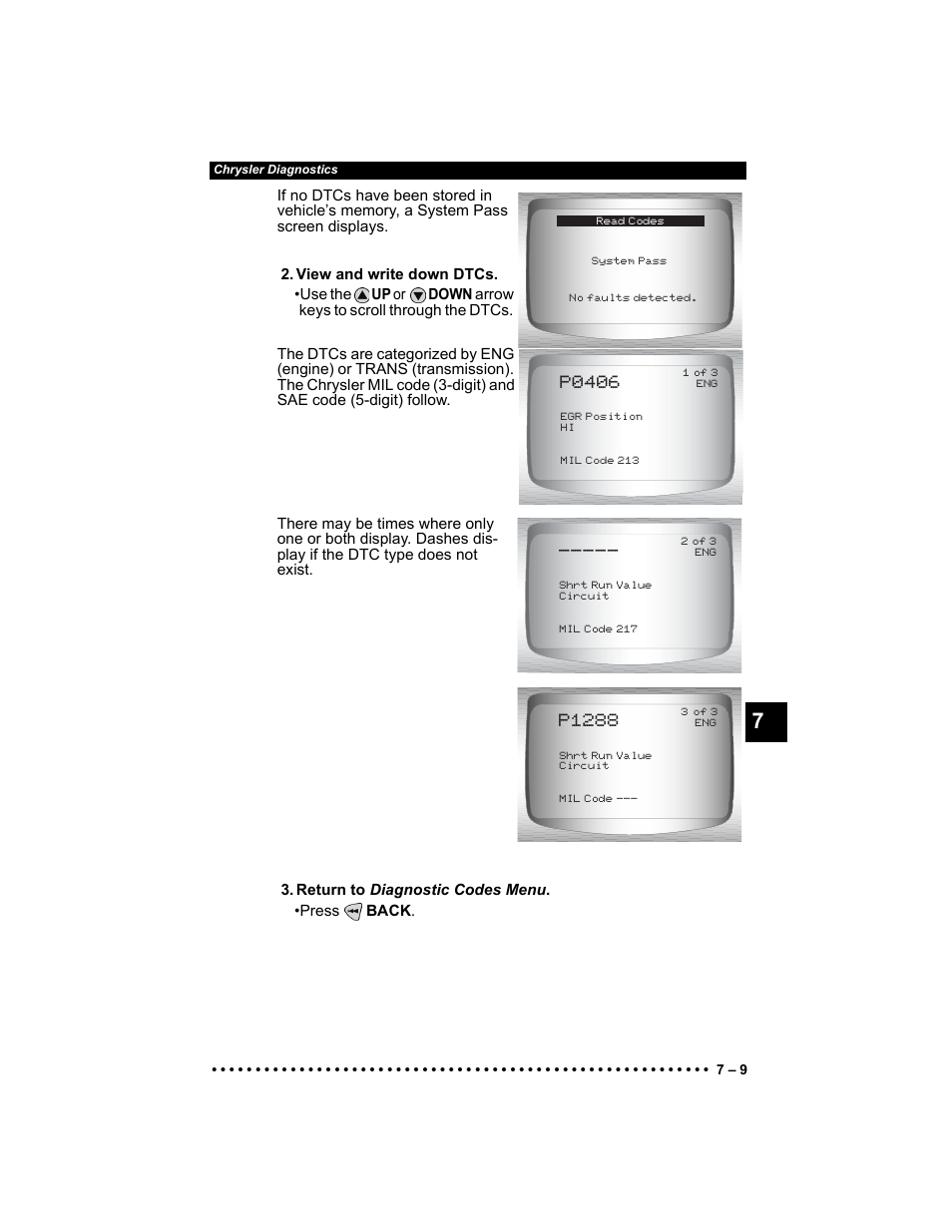 P0406, P1288 | Actron Elite AutoScanner® CP9185 User Manual | Page 165 / 240