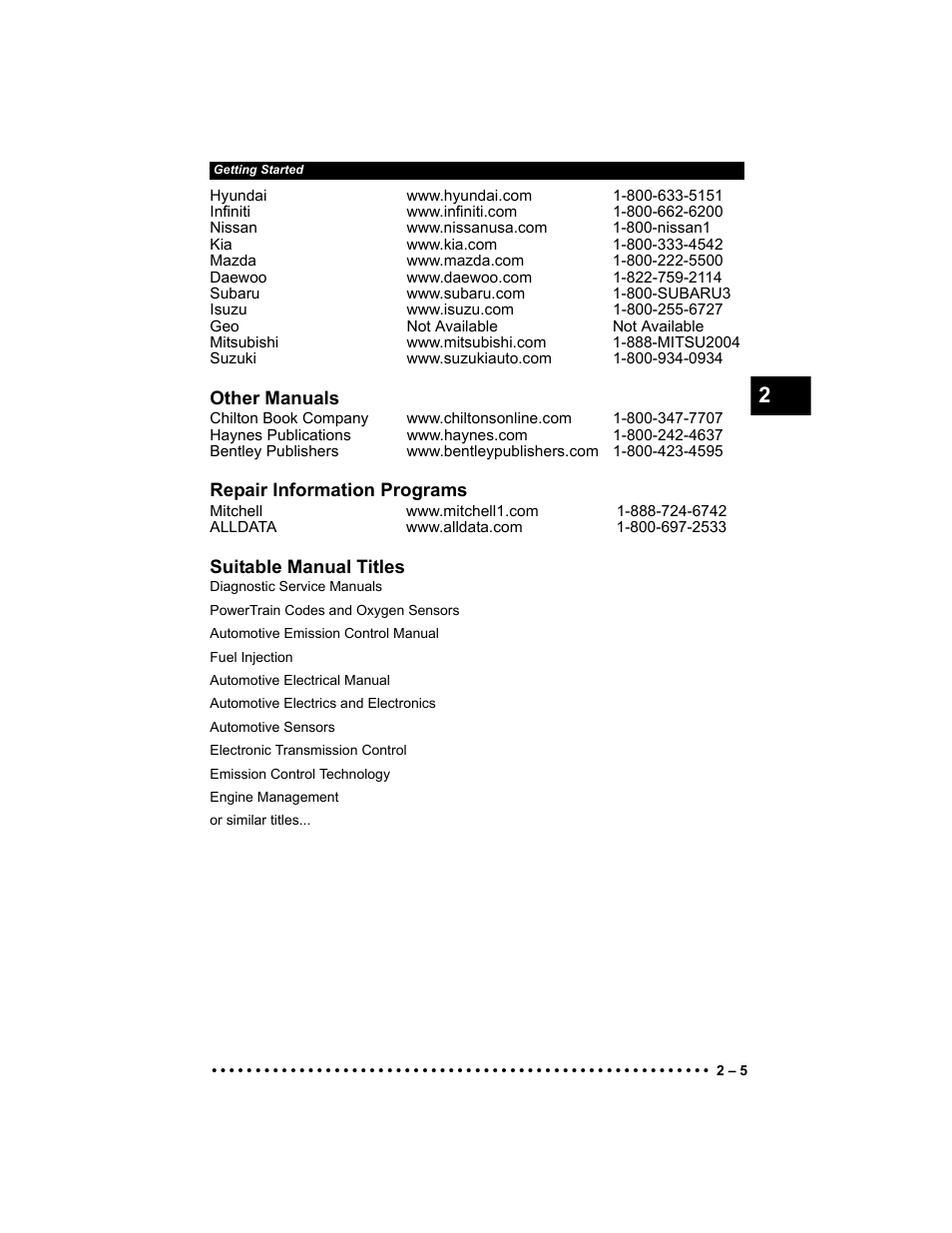Actron Elite AutoScanner® CP9185 User Manual | Page 23 / 240