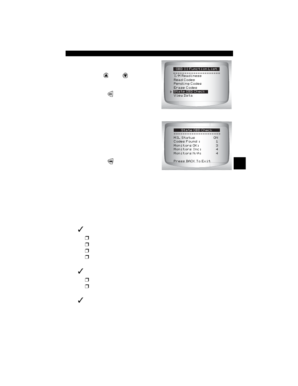 View data | Actron CP9180 OBD II AutoScanner Plus User Manual | Page 59 / 104