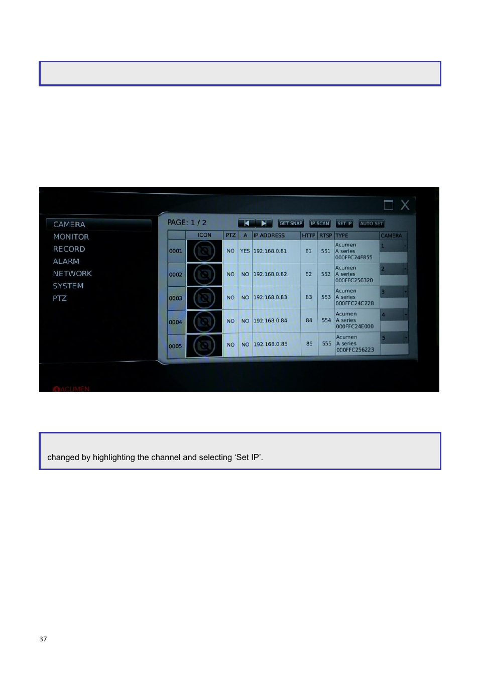 Acumen AiP-Q4U User Manual | Page 38 / 74