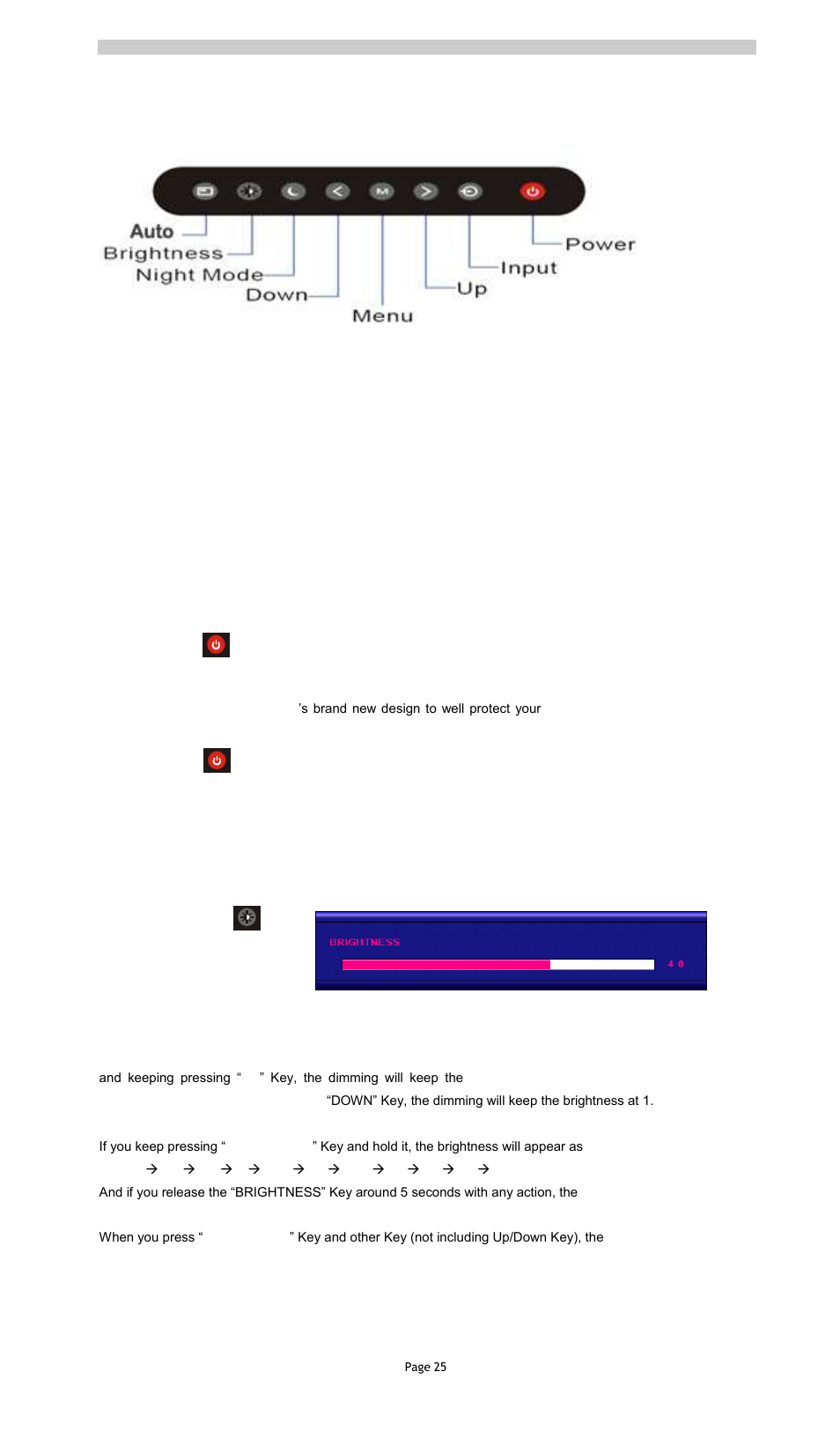 0 osd operations | Acura Embedded AcuBrite 12″-Nav User Manual | Page 26 / 36