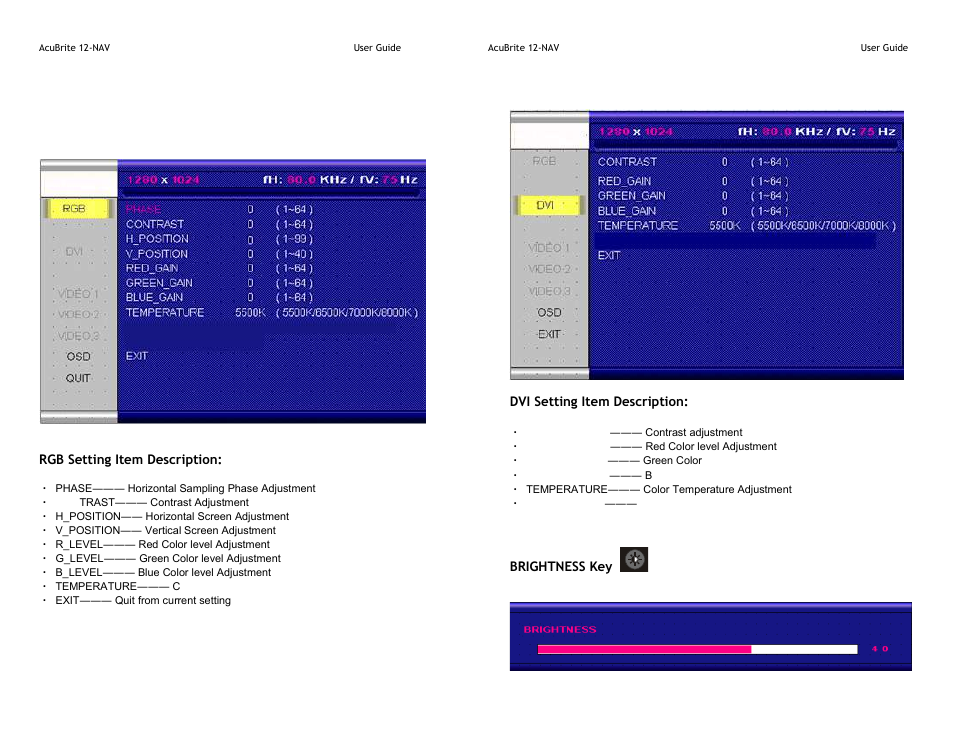 Acura Embedded AcuBrite 12″-Nav User Manual | Page 4 / 6