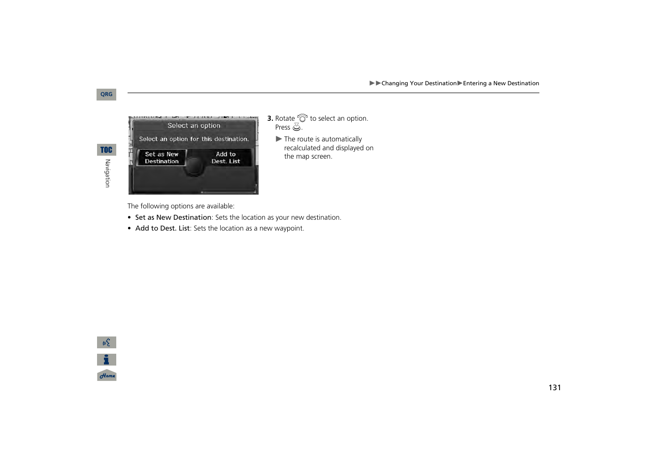 Acura 2013 TSX Navigation User Manual | Page 132 / 252