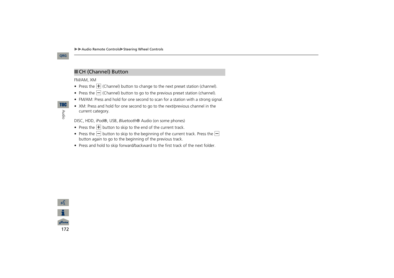 P172) | Acura 2013 TSX Navigation User Manual | Page 173 / 252