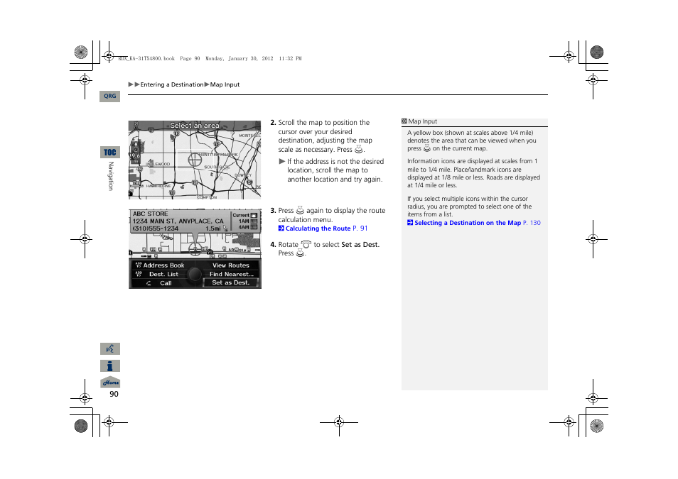 Acura 2013 RDX Navigation User Manual | Page 91 / 260