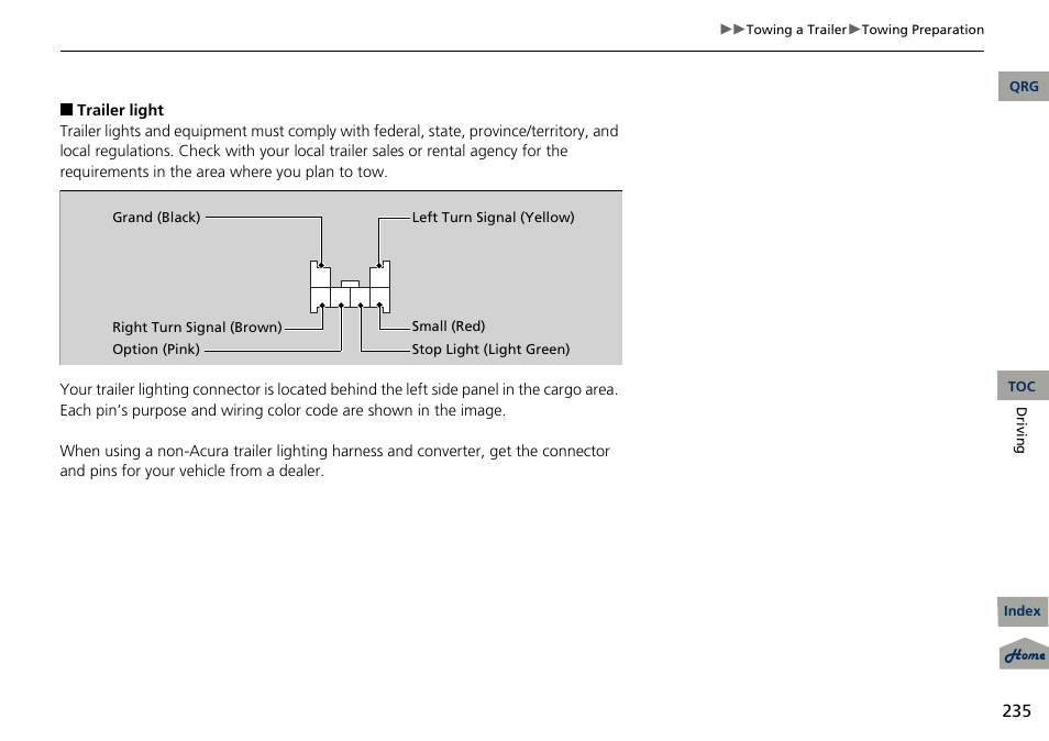 Acura 2013 RDX User Manual | Page 236 / 363