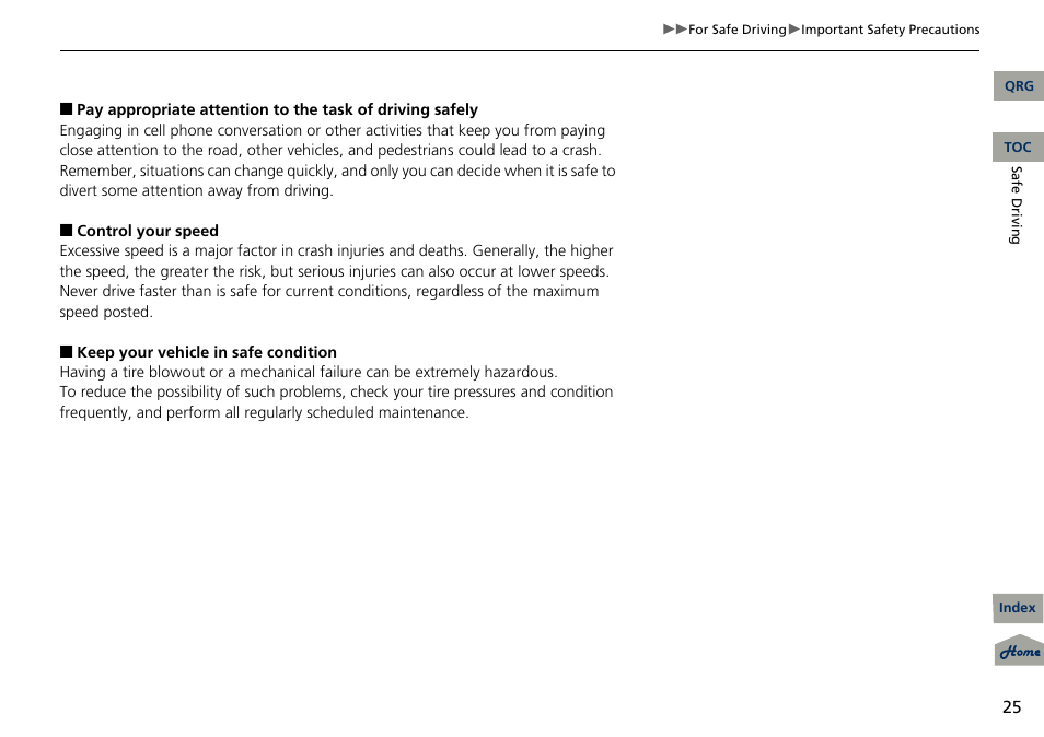 Acura 2013 RDX User Manual | Page 26 / 363