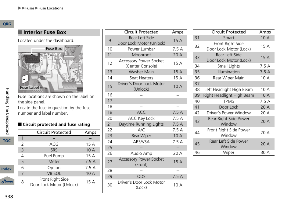 P 338) | Acura 2013 RDX User Manual | Page 339 / 363