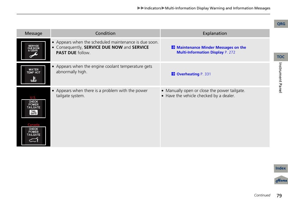 Acura 2013 RDX User Manual | Page 80 / 363