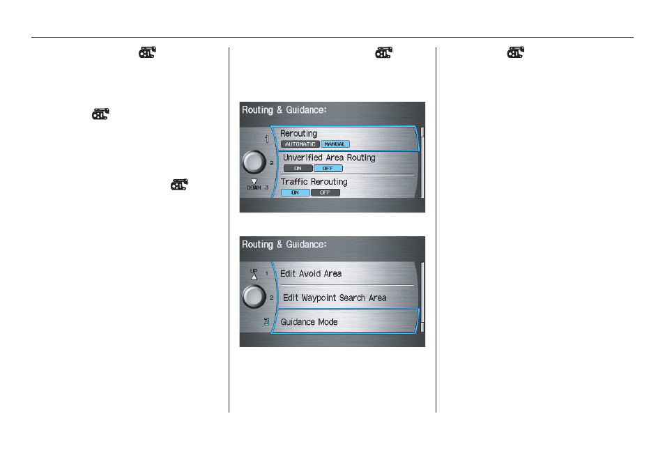 System setup, 2010 rl | Acura 2010 RL Navigation User Manual | Page 101 / 176