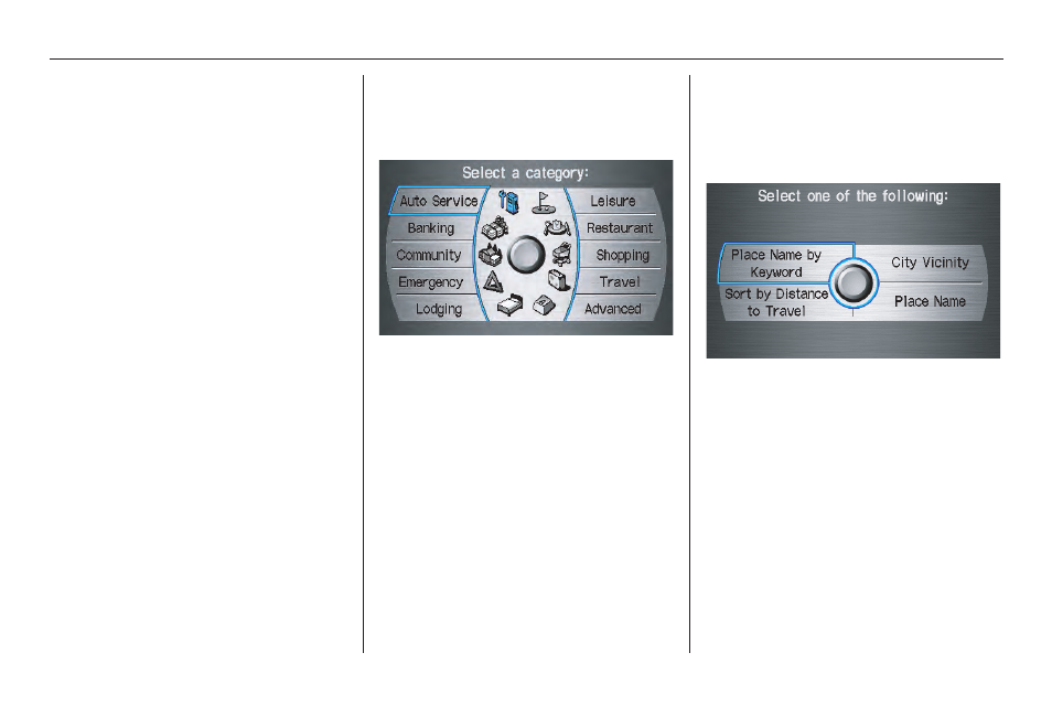 Entering a destination, 2010 rl | Acura 2010 RL Navigation User Manual | Page 35 / 176