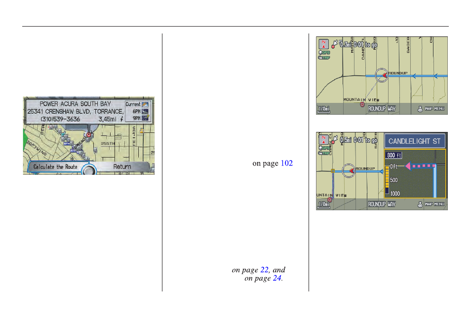 Driving to your destination, 2010 rl | Acura 2010 RL Navigation User Manual | Page 55 / 176