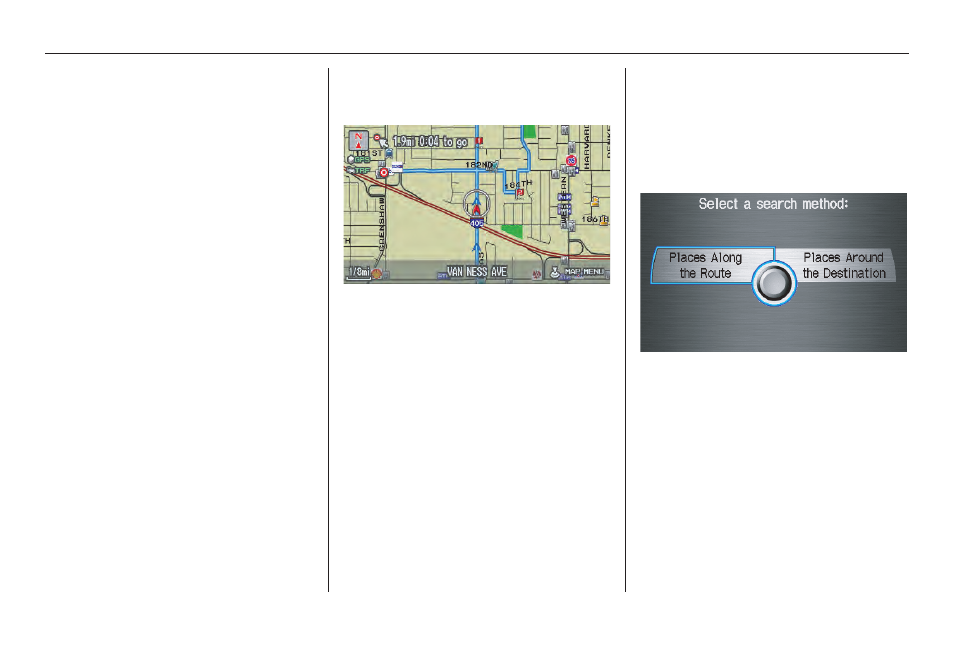 Driving to your destination, 2010 rl | Acura 2010 RL Navigation User Manual | Page 75 / 176