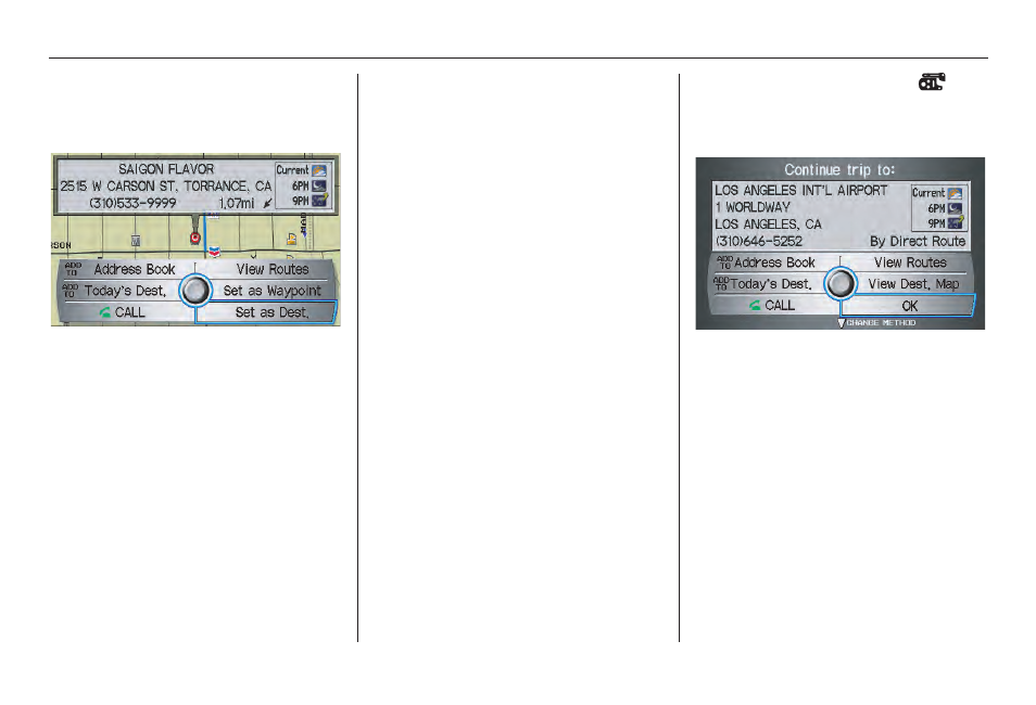 Driving to your destination, 2010 rl | Acura 2010 RL Navigation User Manual | Page 78 / 176