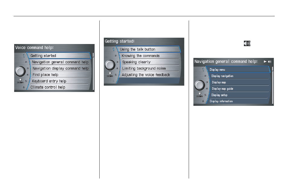 Information features, 2010 rl | Acura 2010 RL Navigation User Manual | Page 89 / 176