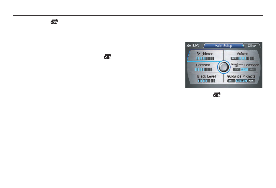 Set up, System setup, 2010 rl | Acura 2010 RL Navigation User Manual | Page 92 / 176