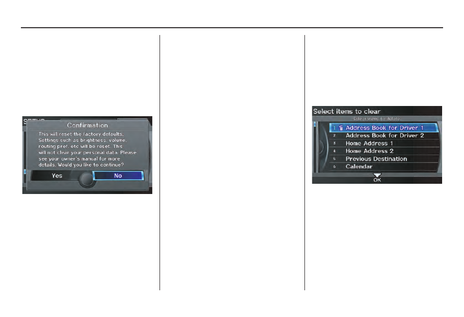 System setup | Acura 2011 ZDX Navigation User Manual | Page 124 / 182