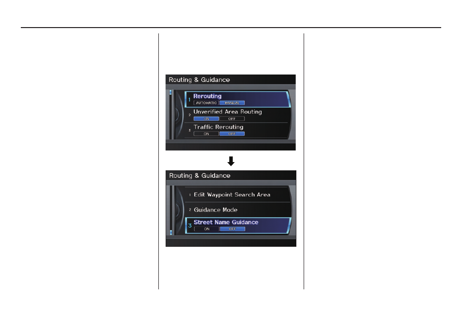 System setup | Acura 2011 TL Navigation User Manual | Page 102 / 175