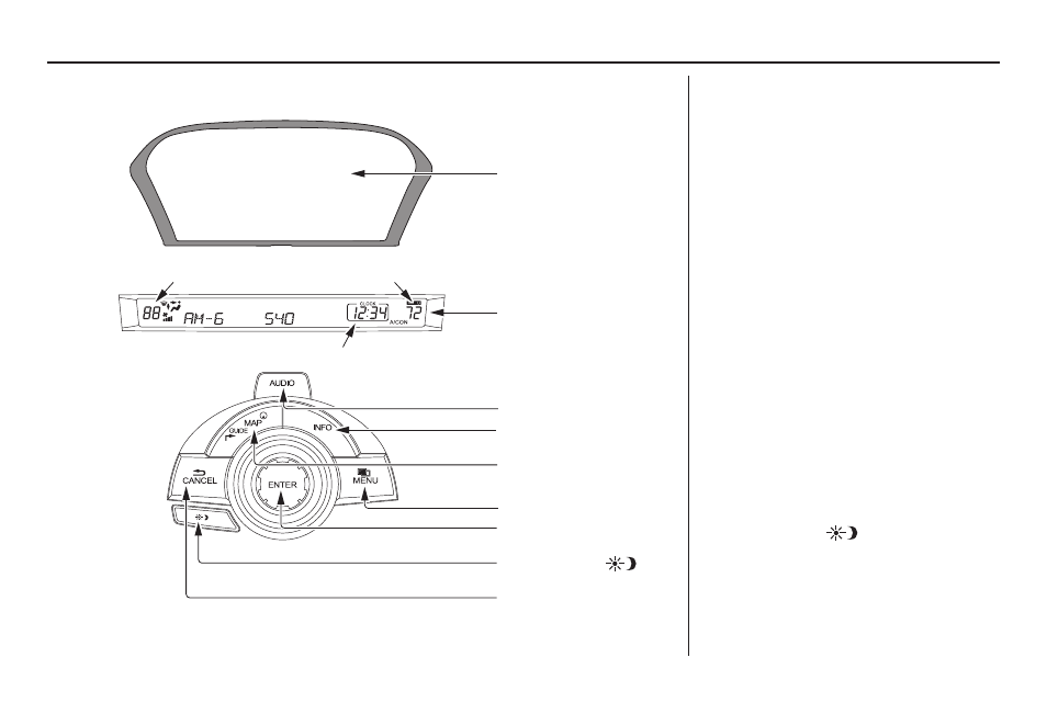 Getting started, System controls | Acura 2011 TL Navigation User Manual | Page 11 / 175