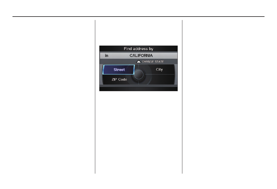 Entering a destination | Acura 2011 TL Navigation User Manual | Page 30 / 175