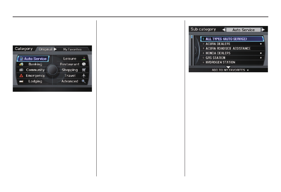 Entering a destination | Acura 2011 TL Navigation User Manual | Page 38 / 175