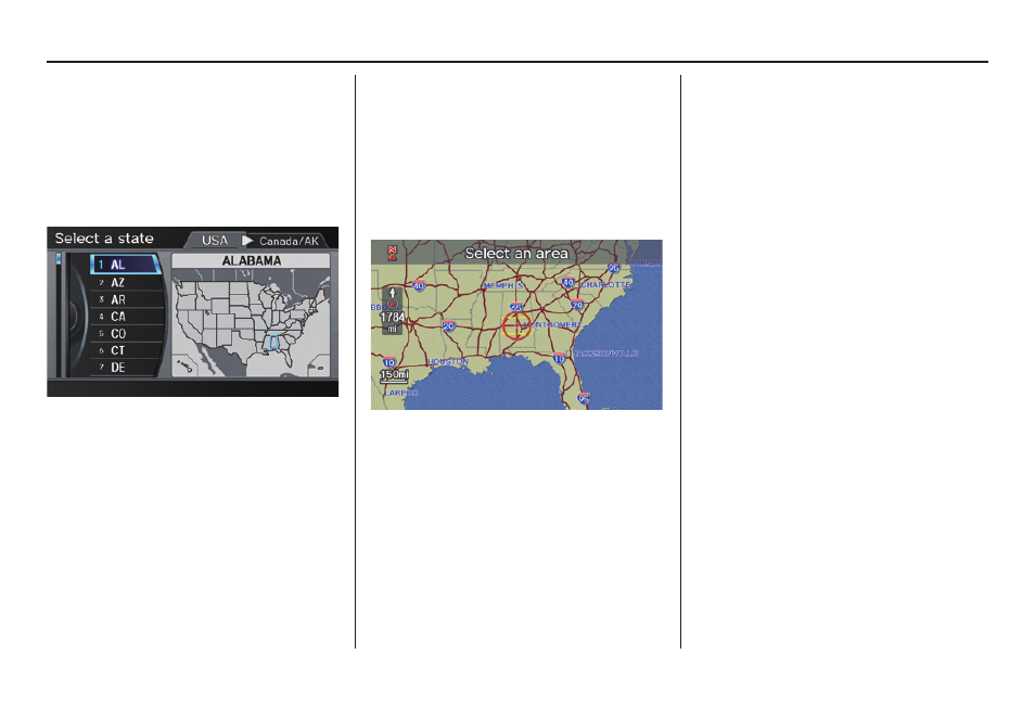 Entering a destination | Acura 2011 TL Navigation User Manual | Page 49 / 175