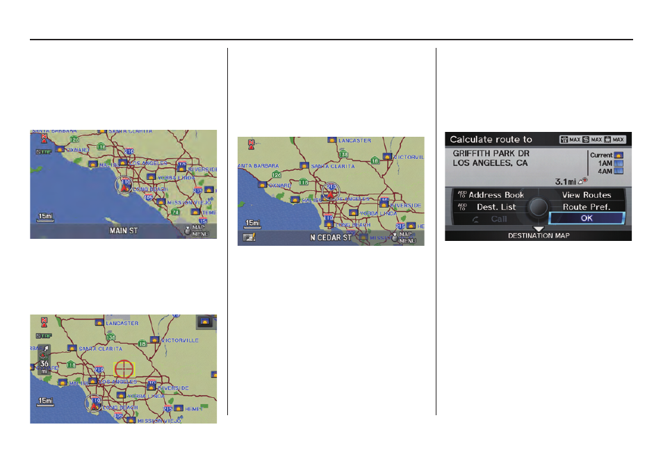 Information features | Acura 2011 TL Navigation User Manual | Page 84 / 175