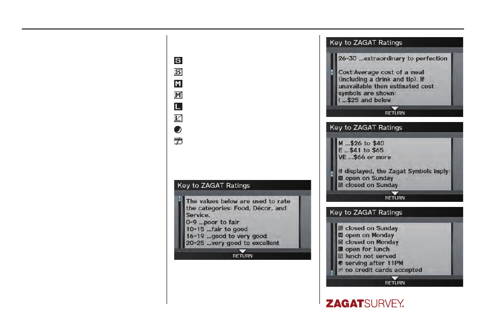 Information features | Acura 2011 TL Navigation User Manual | Page 91 / 175