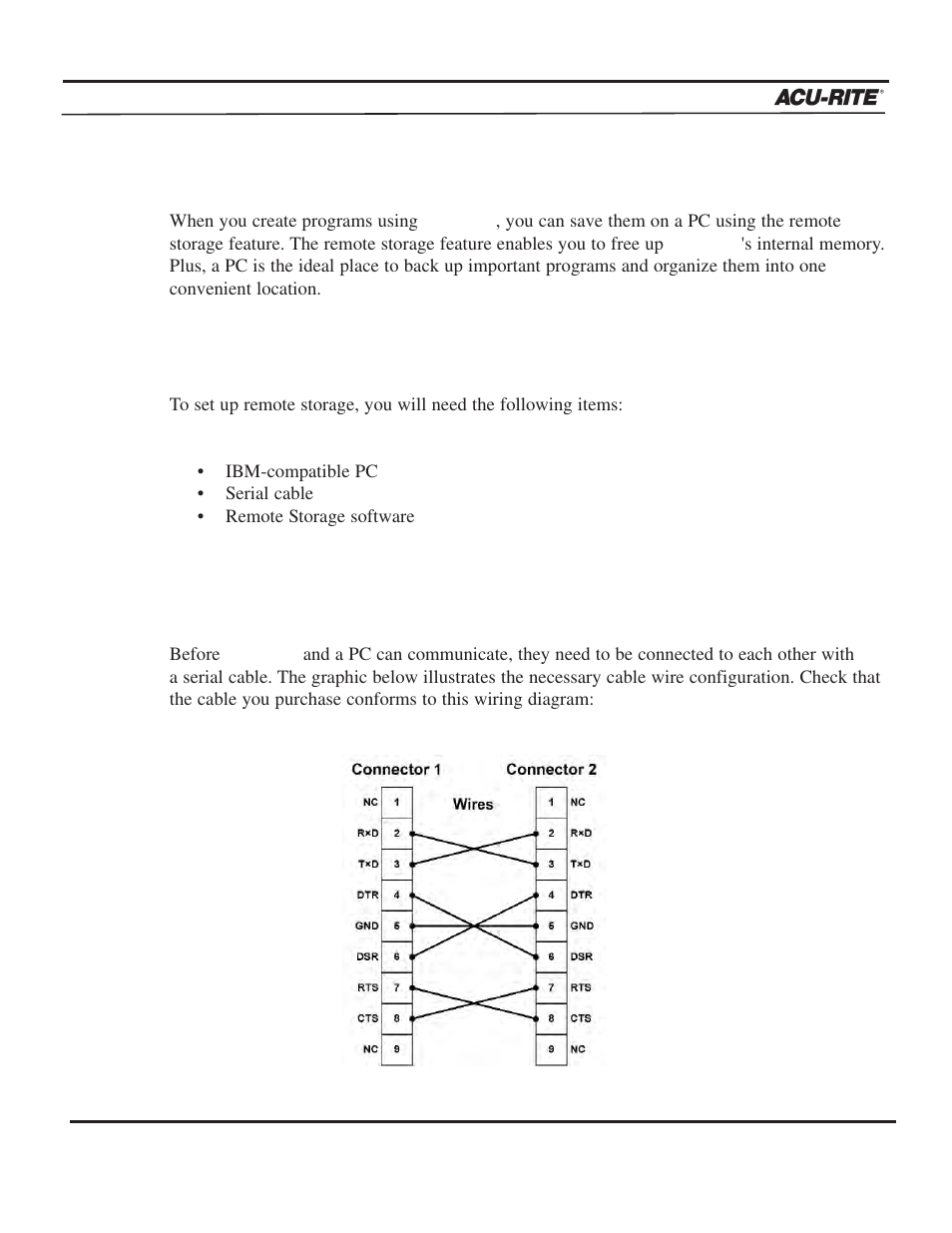 Remote storage | ACU-RITE MILLPWR 2 Axes User Manual | Page 208 / 225