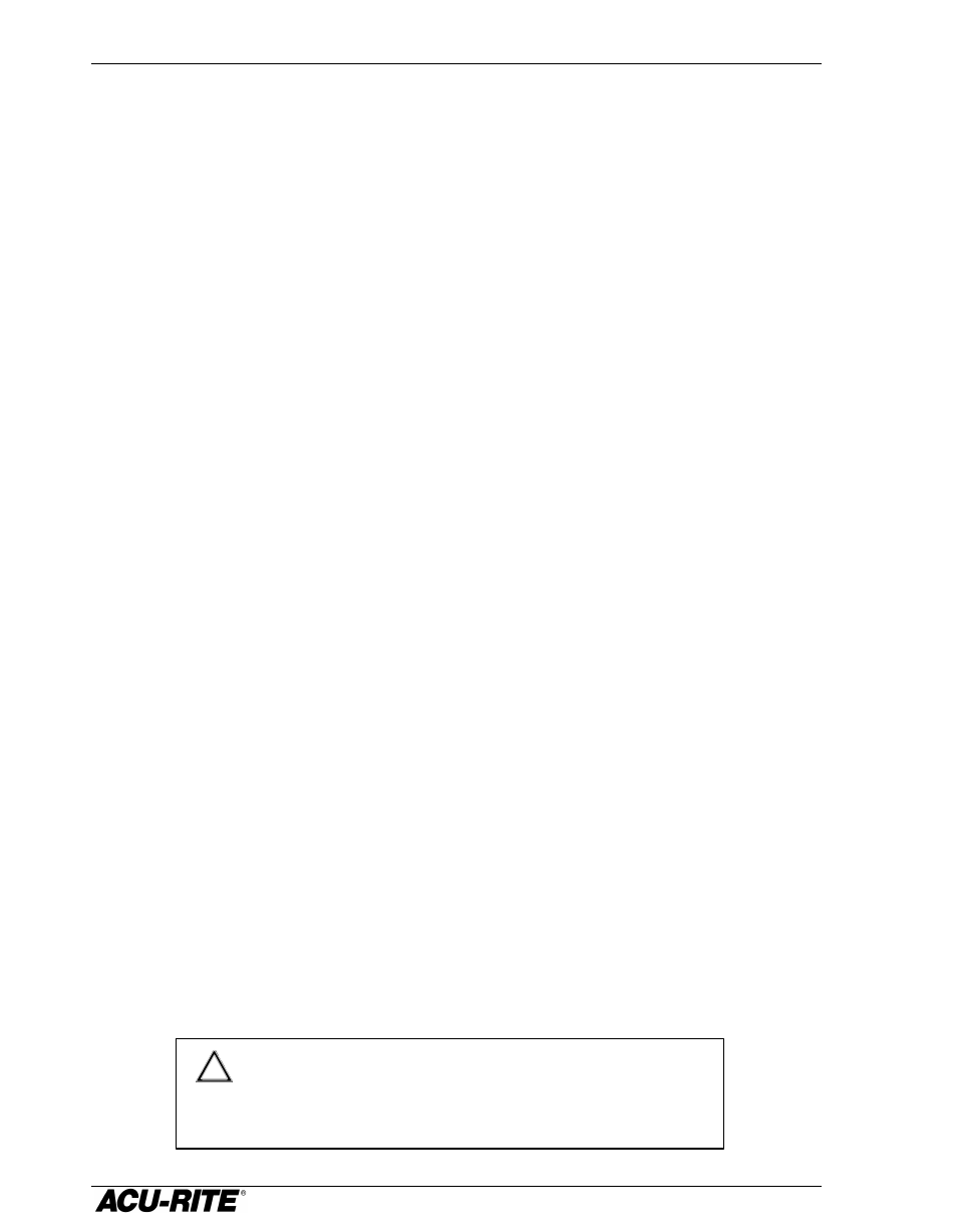 ACU-RITE DRO 200T User Manual | Page 31 / 35