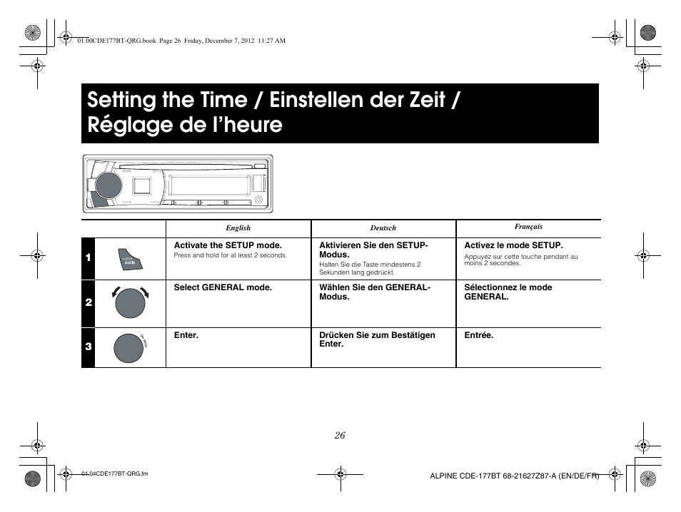 Alpine CDE-177BT User Manual | Page 28 / 108