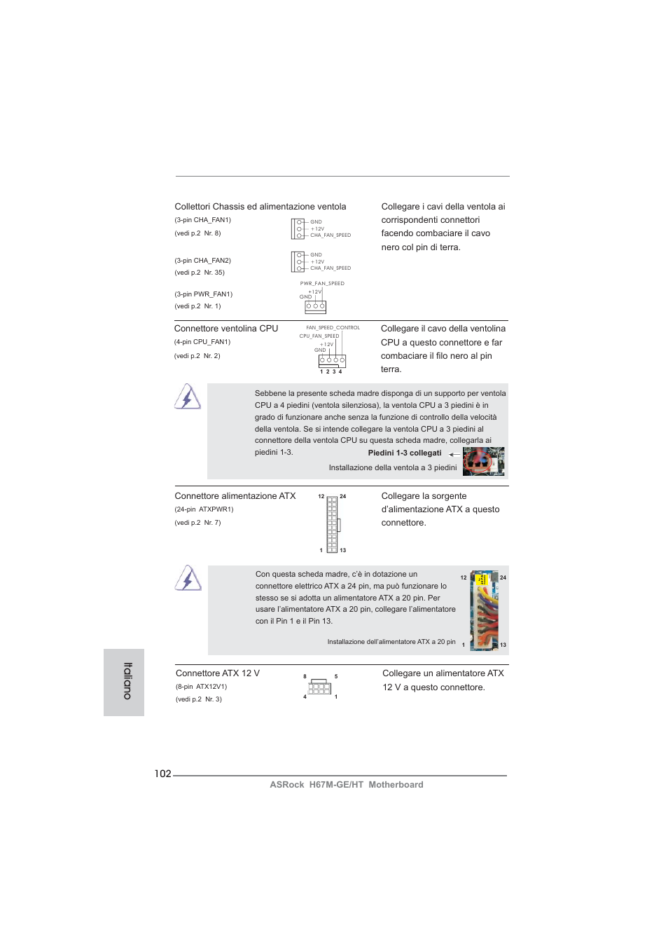 Italiano | ASRock H67M-GE__HT User Manual | Page 102 / 271