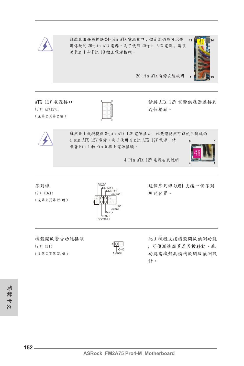 繁體中文 | ASRock FM2A75 Pro4-M User Manual | Page 152 / 164