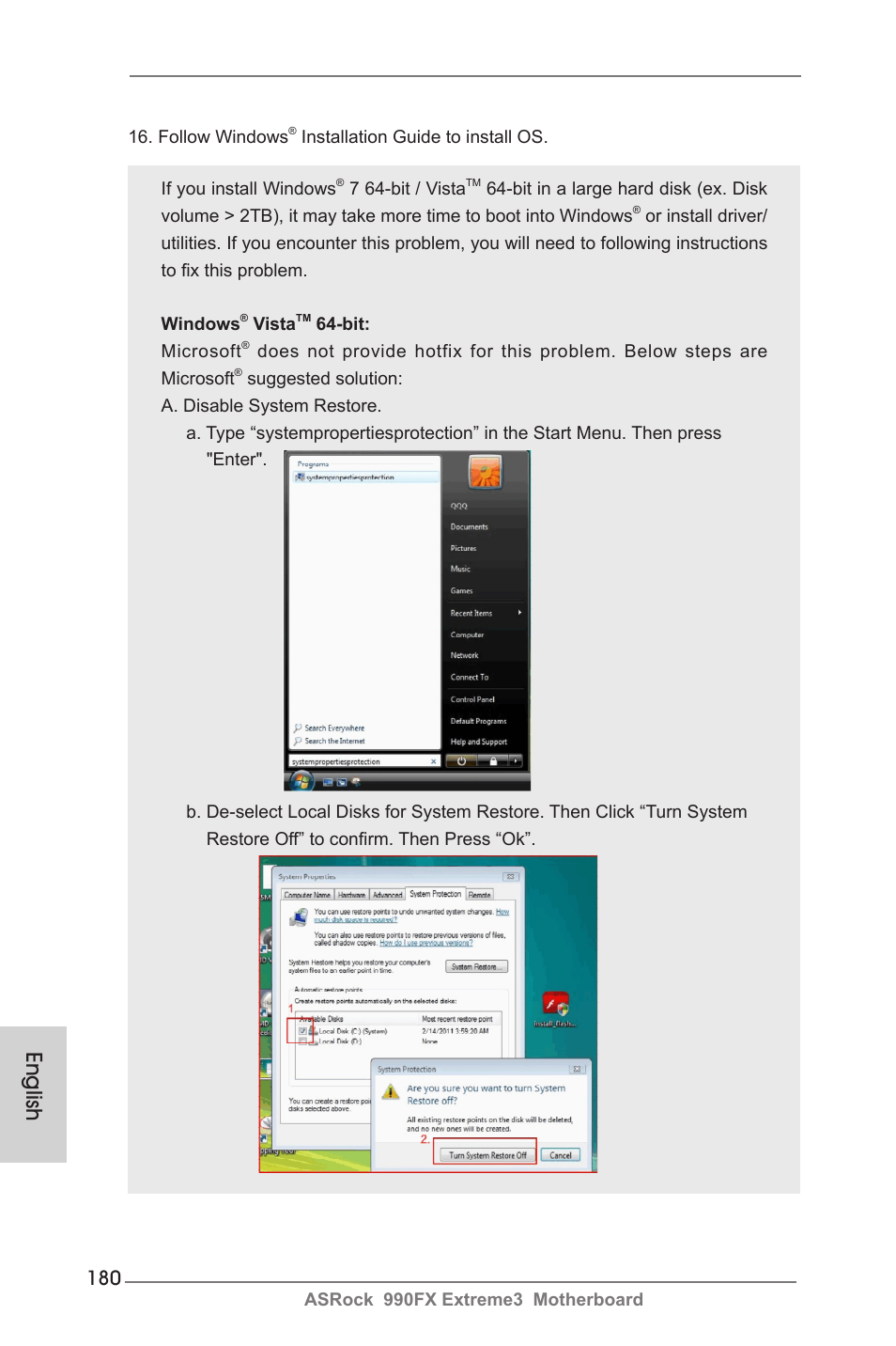English | ASRock 990FX Extreme3 User Manual | Page 180 / 182