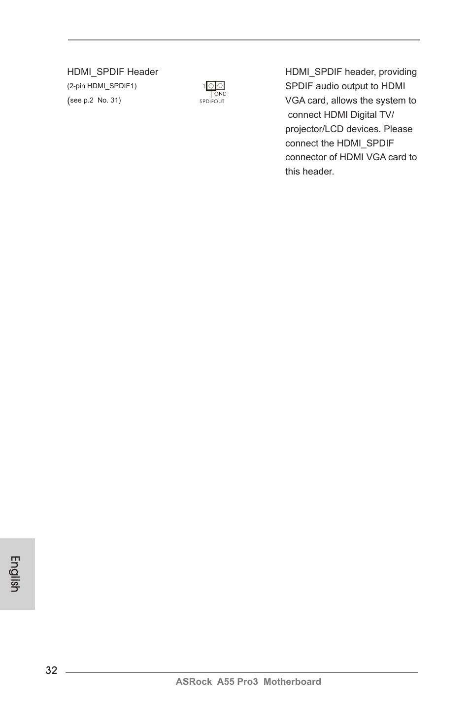 English | ASRock A55 Pro3 User Manual | Page 32 / 190