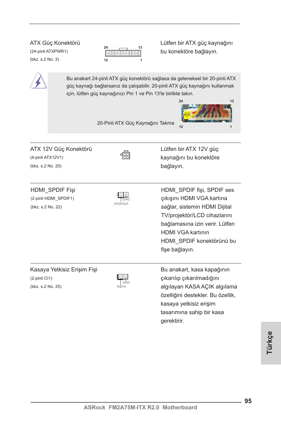 Türkçe | ASRock FM2A75M-ITX R2.0 User Manual | Page 95 / 146