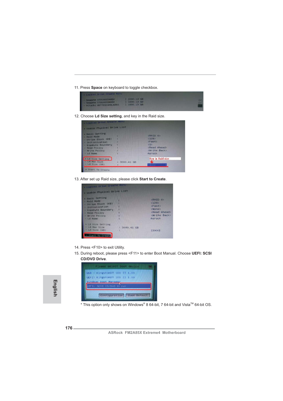 English | ASRock FM2A85X Extreme4 User Manual | Page 176 / 179