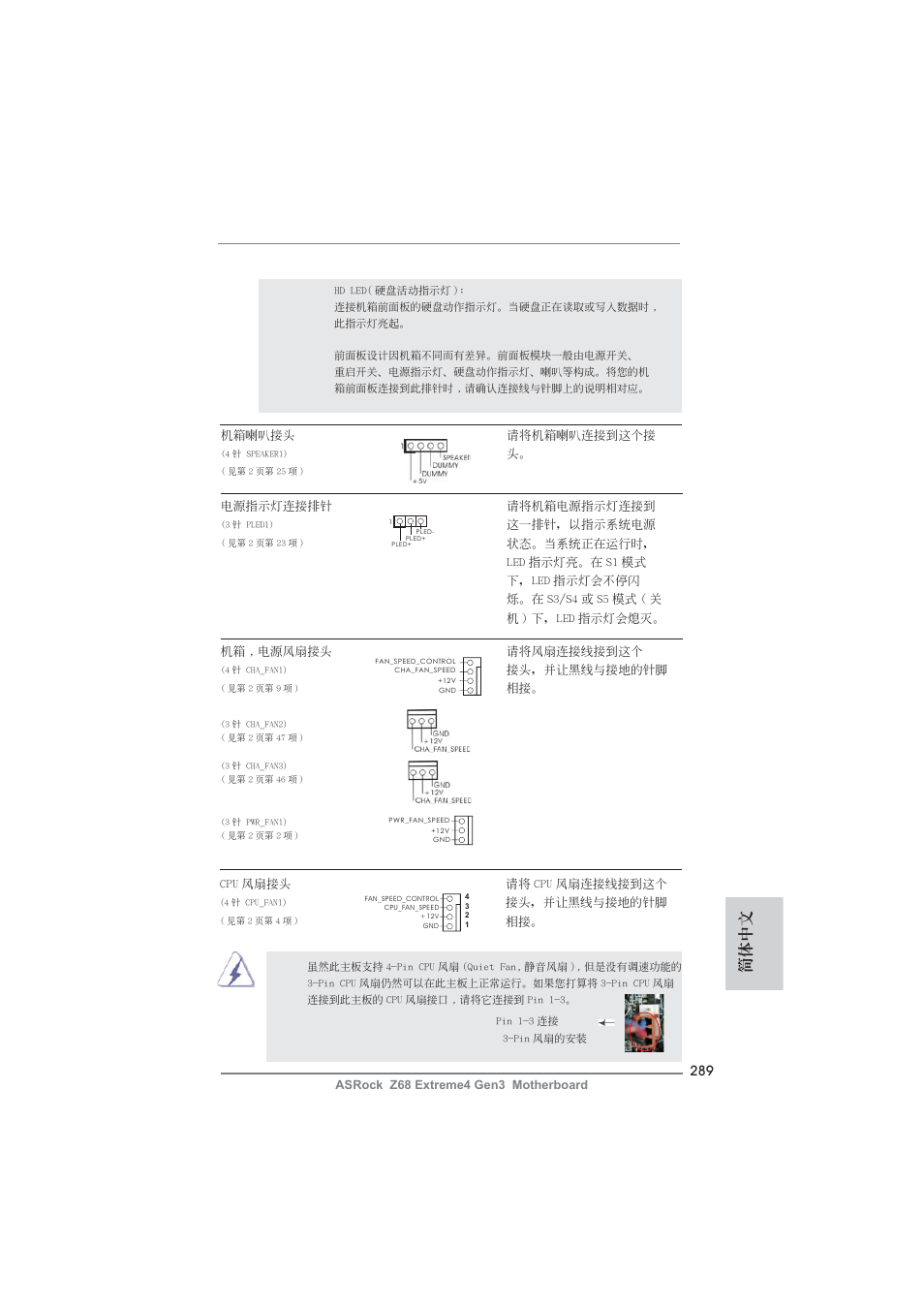 簡體中文 | ASRock Z68 Extreme4 Gen3 User Manual | Page 289 / 322