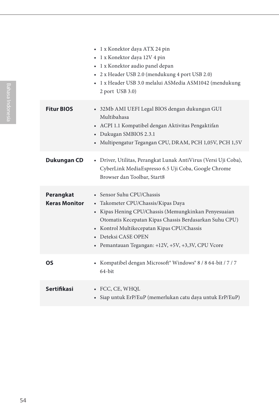 ASRock H81M-HDS User Manual | Page 56 / 57