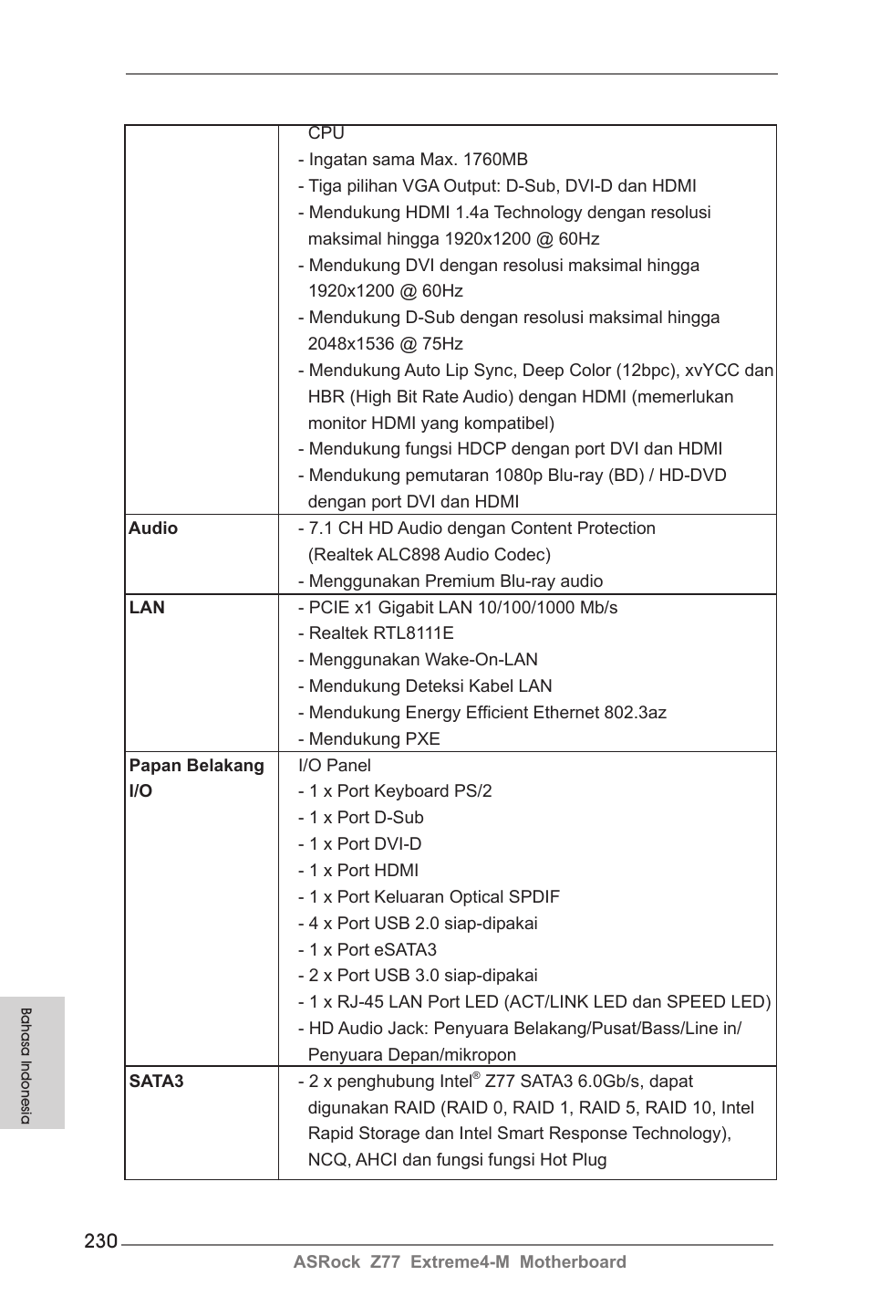 ASRock Z77 Extreme4-M User Manual | Page 230 / 237