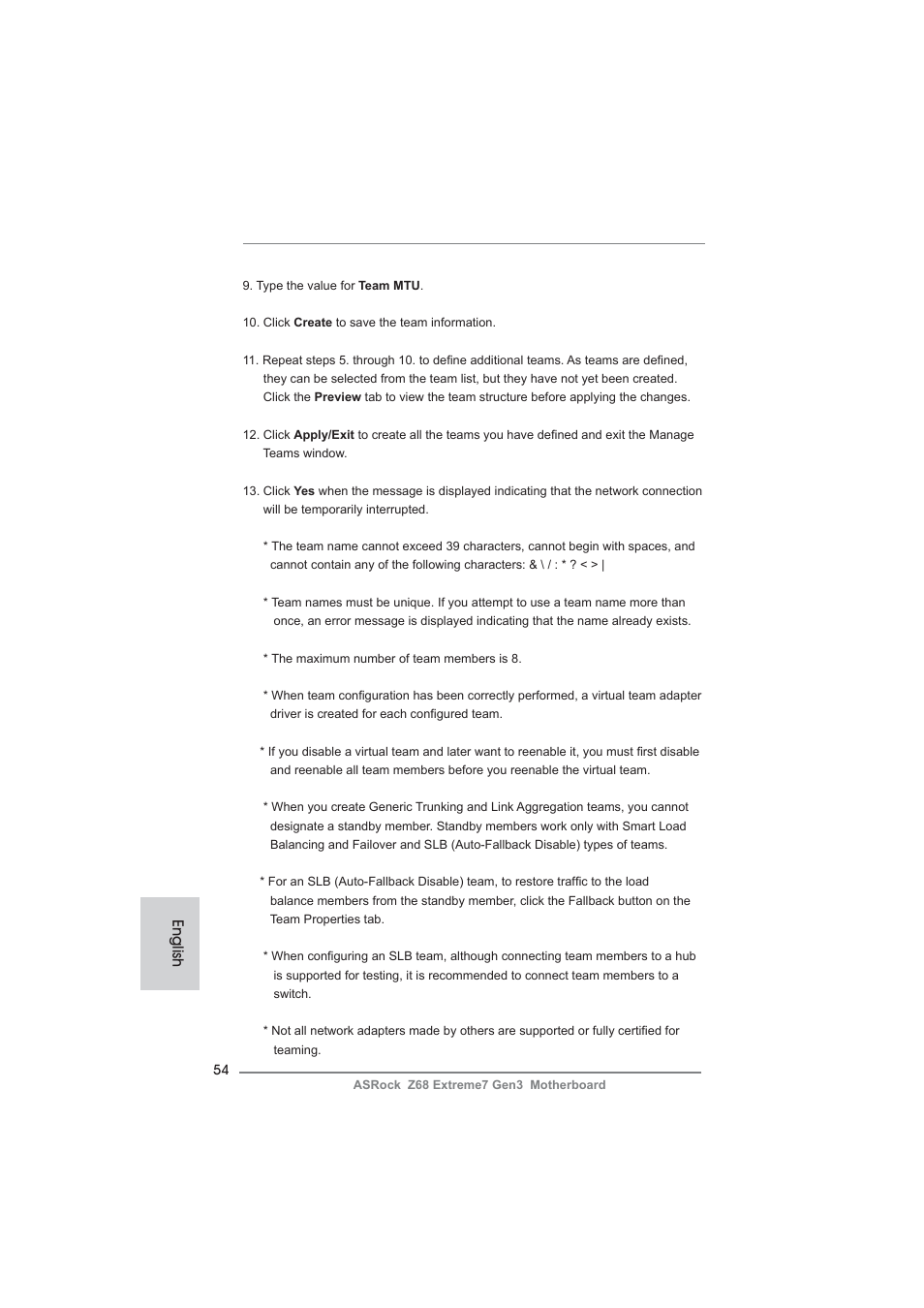 English | ASRock Z68 Extreme7 Gen3 User Manual | Page 54 / 249