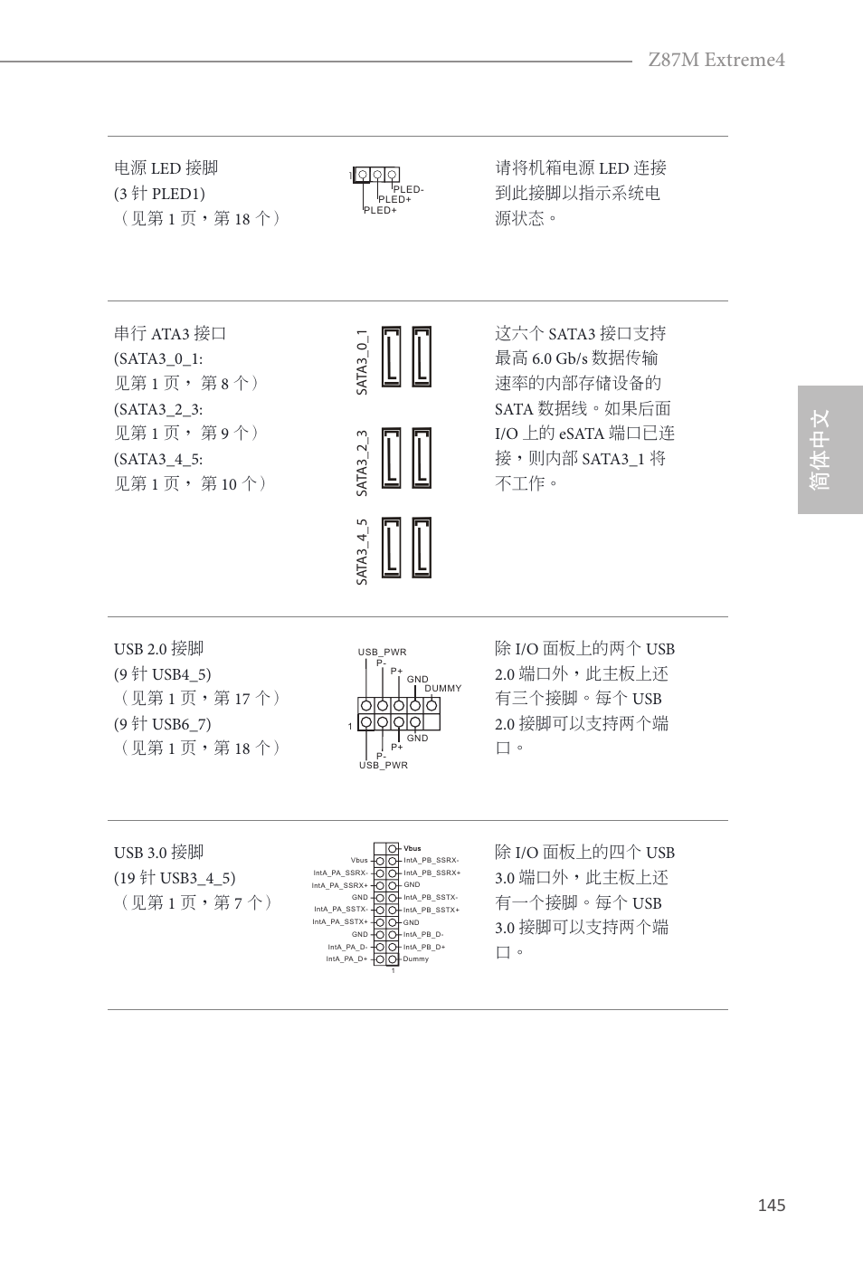 简体中文, 简体中文 z87m extreme4 | ASRock Z87M Extreme4 User Manual | Page 147 / 175