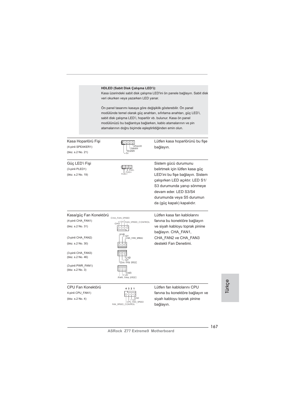 Türkçe | ASRock Z77 Extreme9 User Manual | Page 167 / 248