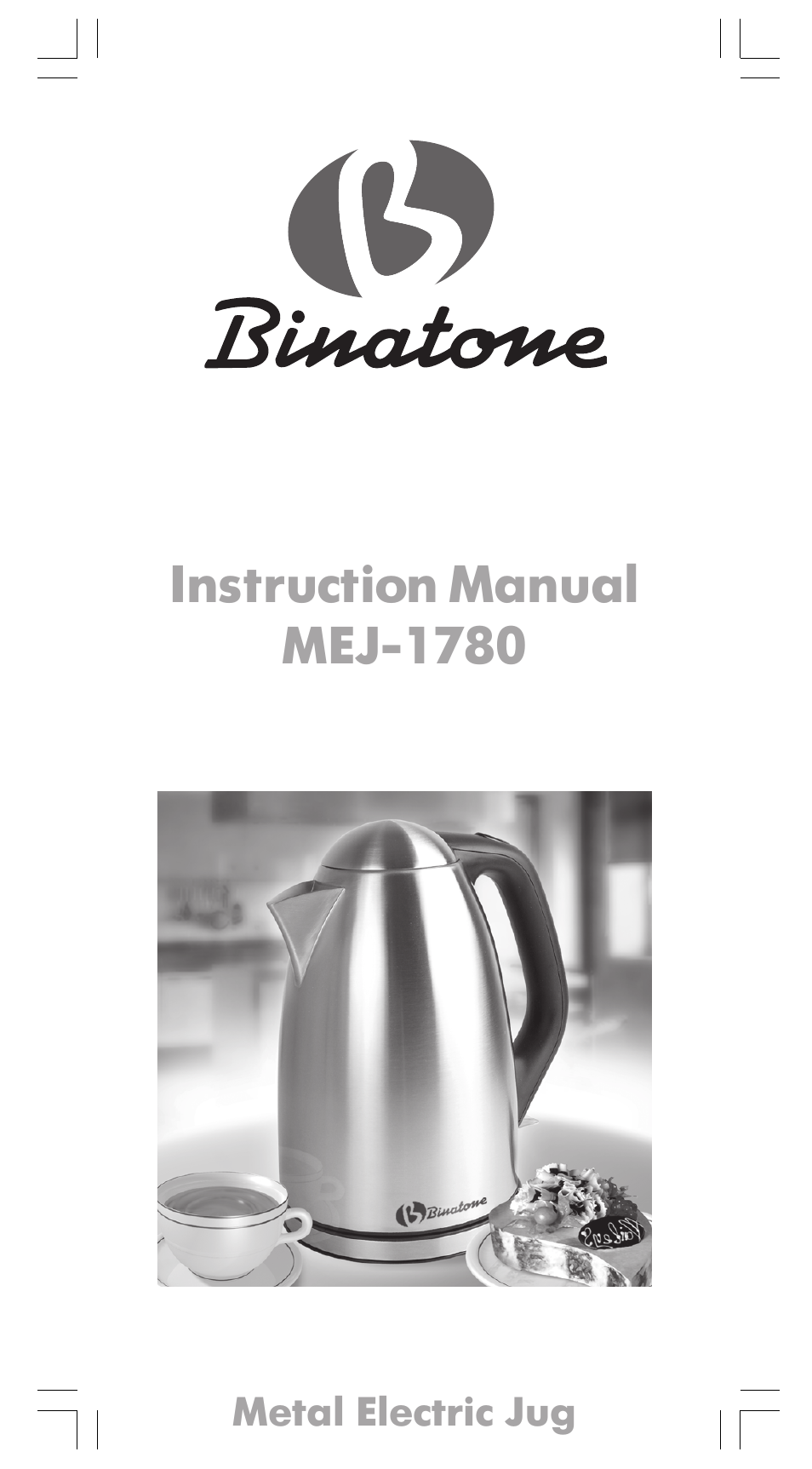 Binatone MEJ-1780 User Manual | 30 pages