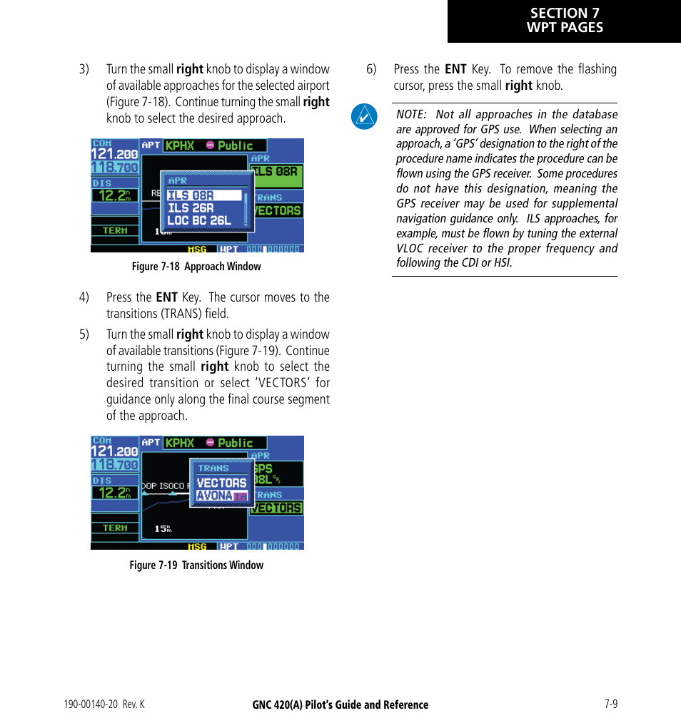 Garmin GNC 420 User Manual | Page 119 / 258