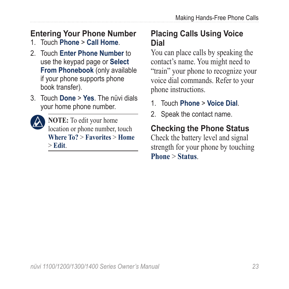 Garmin nuvi 1300 User Manual | Page 29 / 72