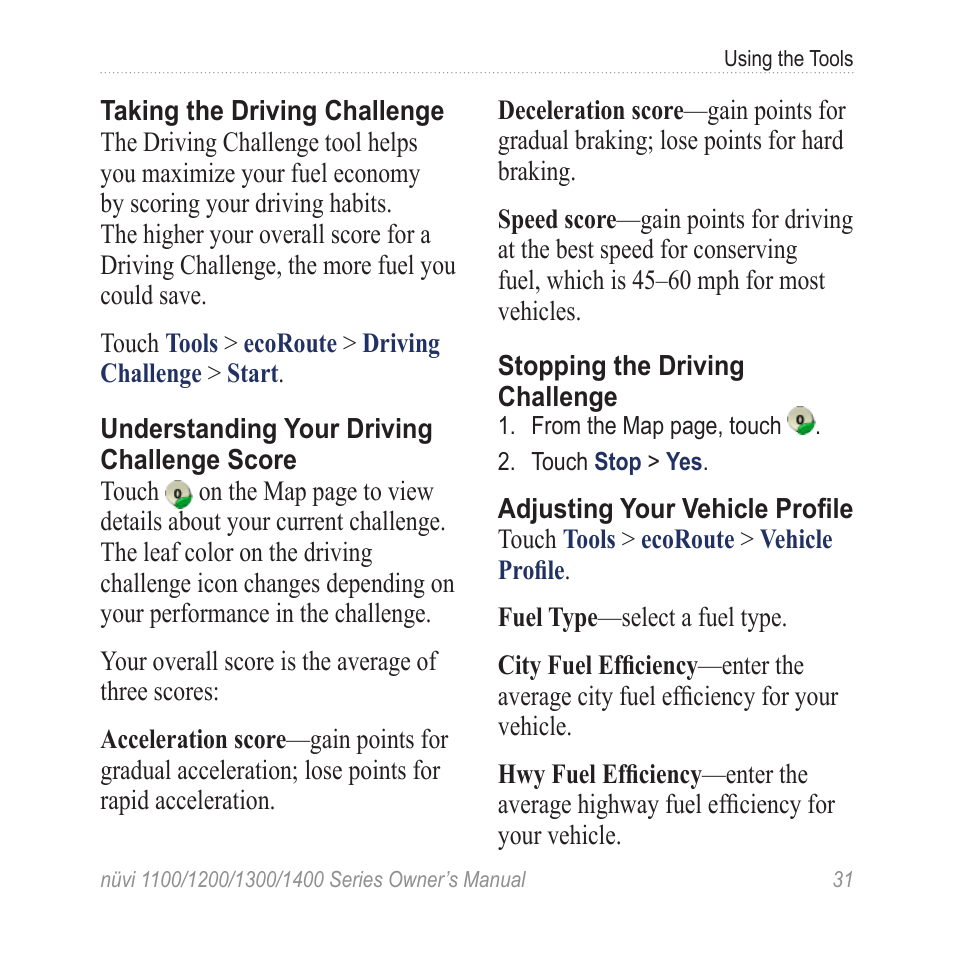 Garmin nuvi 1300 User Manual | Page 37 / 72