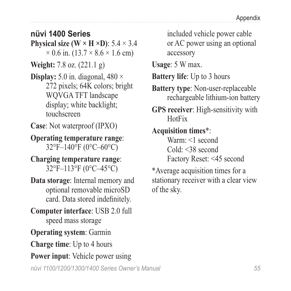 Garmin nuvi 1300 User Manual | Page 61 / 72